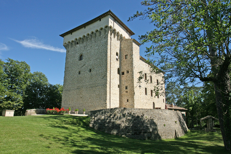 Gubbio Umbrisches-Land Umbrien Castello dei Bonaparte gallery 001