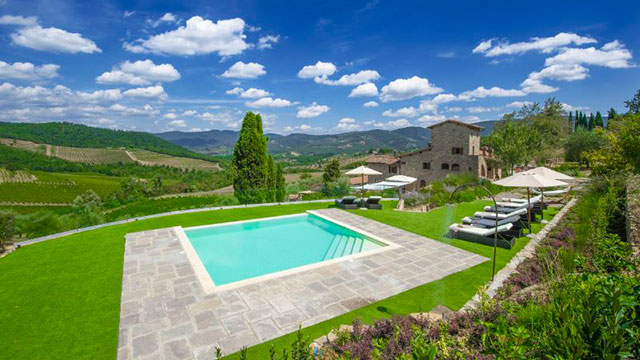 Panzano Chianti Tuscany Villa la Dama index 001