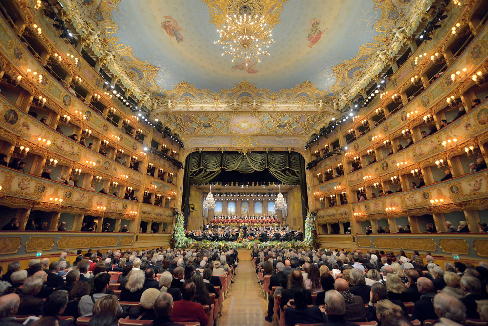 The Gran Teatro La Fenice in Venice